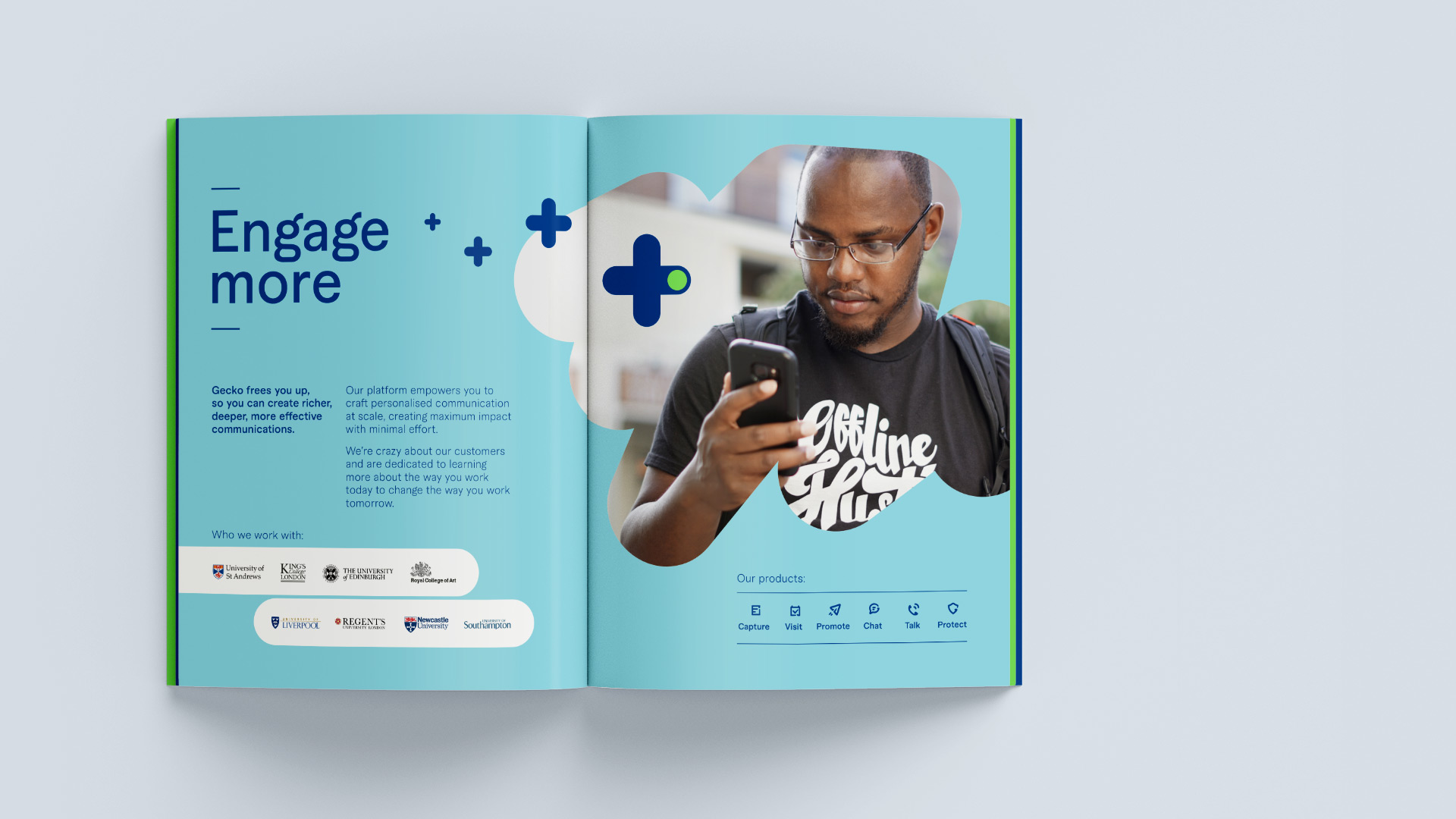 Gecko Engage Higher Education Software Brand Design Rebrand