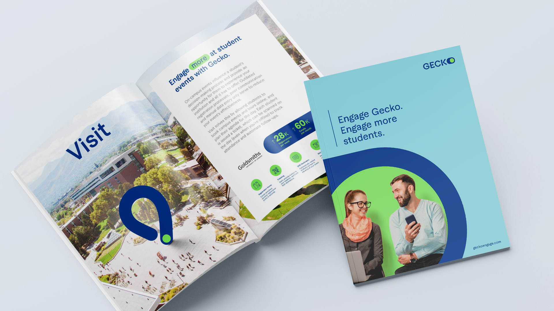 Gecko Engage Higher Education Software Brand Design Rebrand