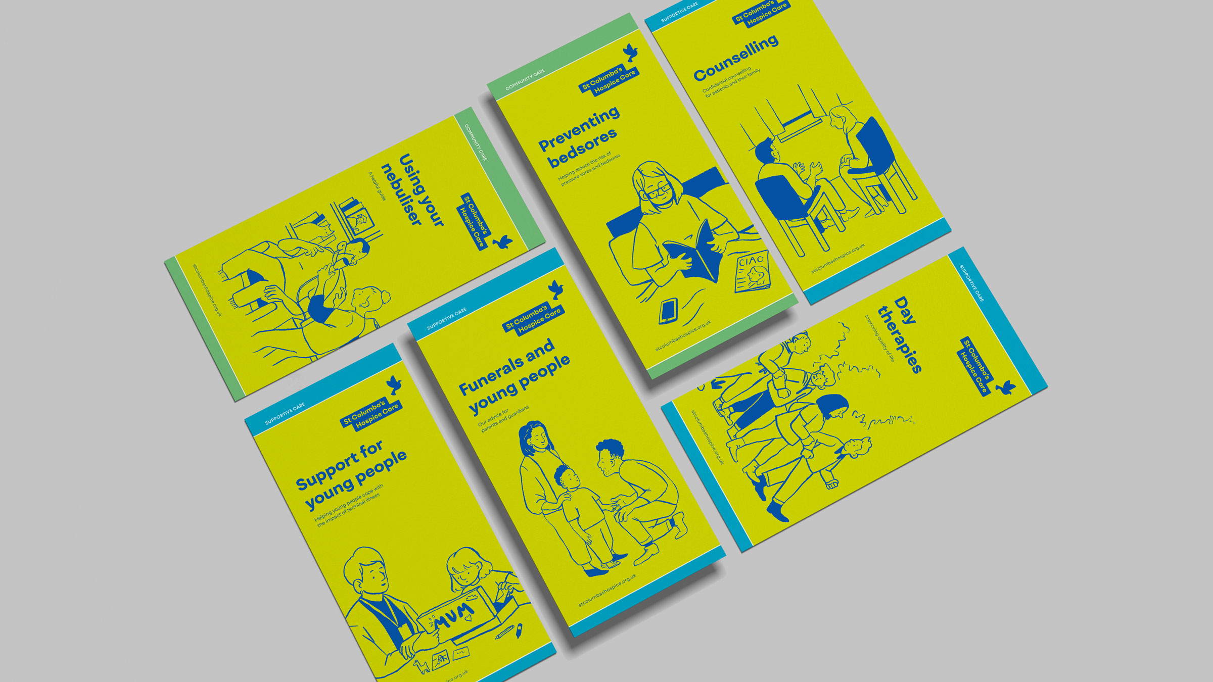 St Columba's Hospice leaflets